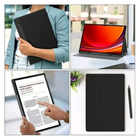 Soke Case For Samsung Galaxy Tab S9 Ultra 2023 / S8 Ultra 2022 With S Pen Holder - Picture 5 of 8